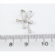 Dije Oro Blanco 18 K Y Brillantes Dije Oro Blanco 18 K Y Brillantes