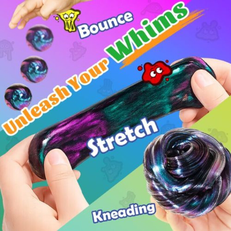 SUPER ILLUSIONS PUTTY SLIME Purplegreen