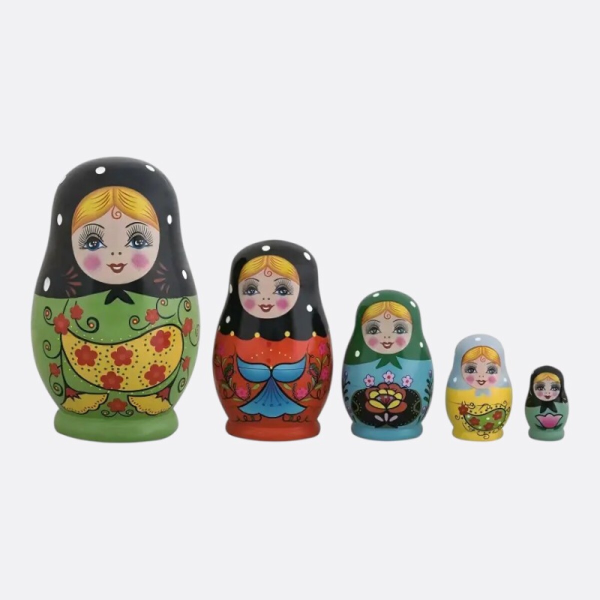 Mamushkas De 5 Piezas Grande 