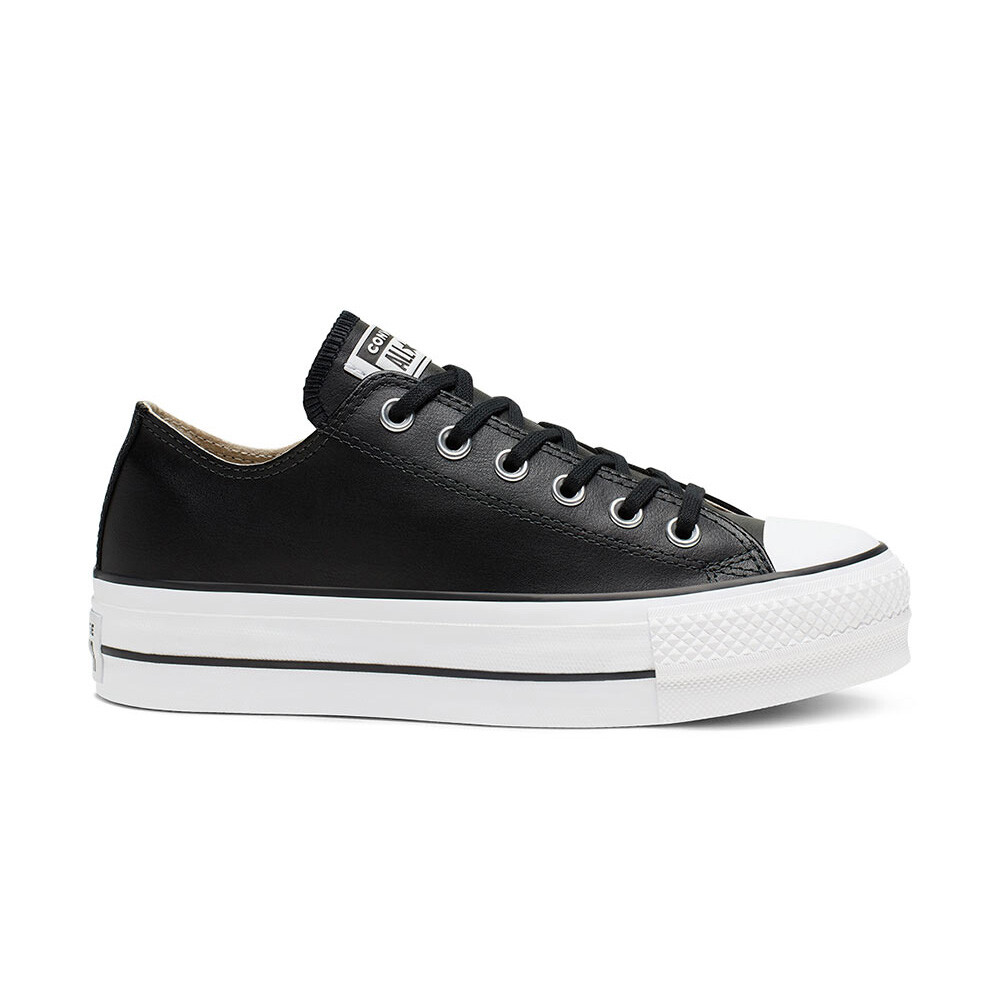 Ct As Platform Leather Ox - Mujer Black