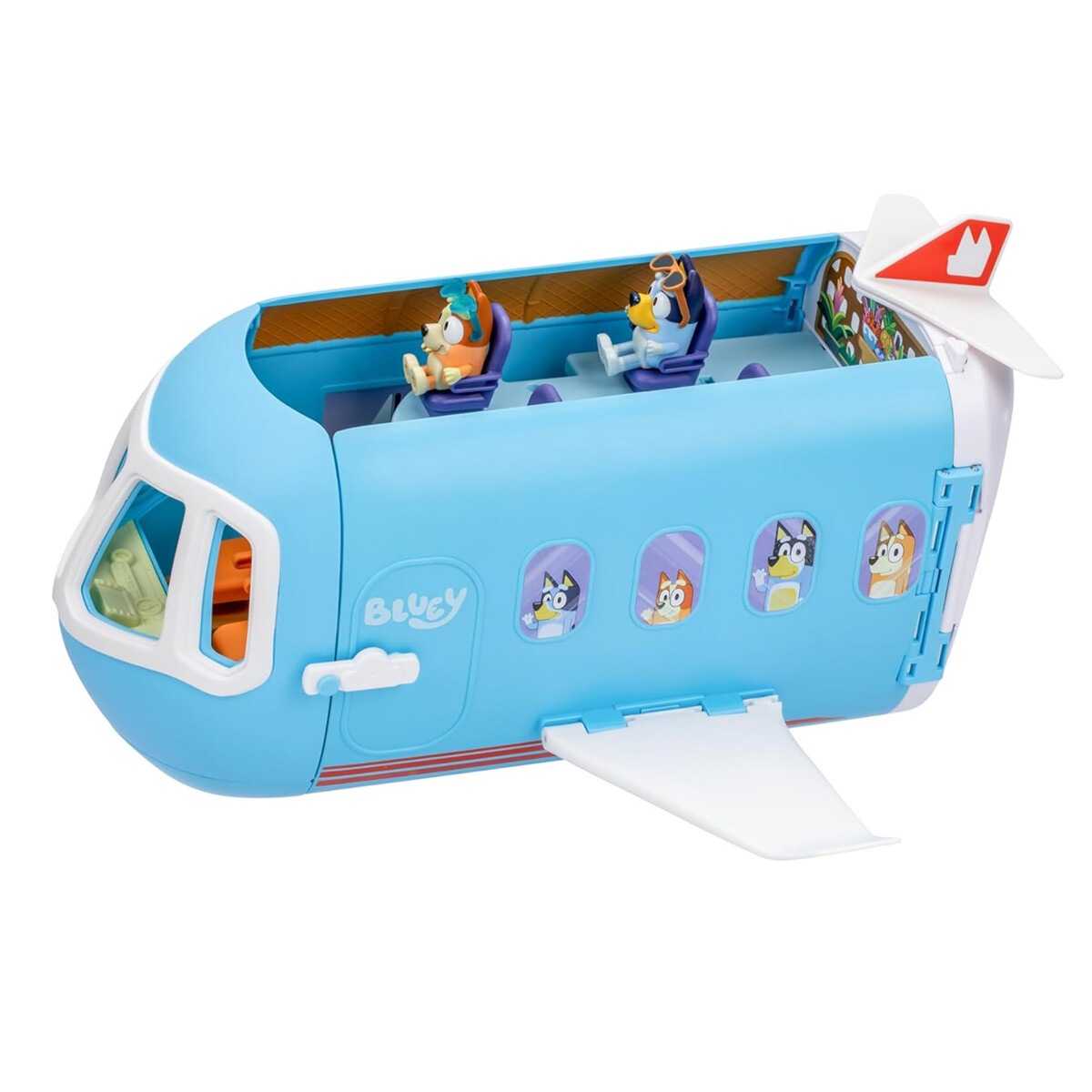 Avión expandible resort y barco Bluey 