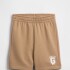V-DB LOGO SHORT CAMEL HAIR