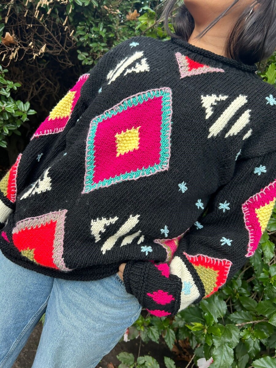 Sweater Gitano Lana - Base Negro 