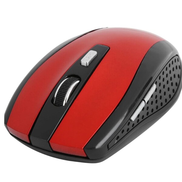 Mouse Inalambrico Goldtech Dpi Usb Ergonomico Portatil Atrix Variante Color Rojo