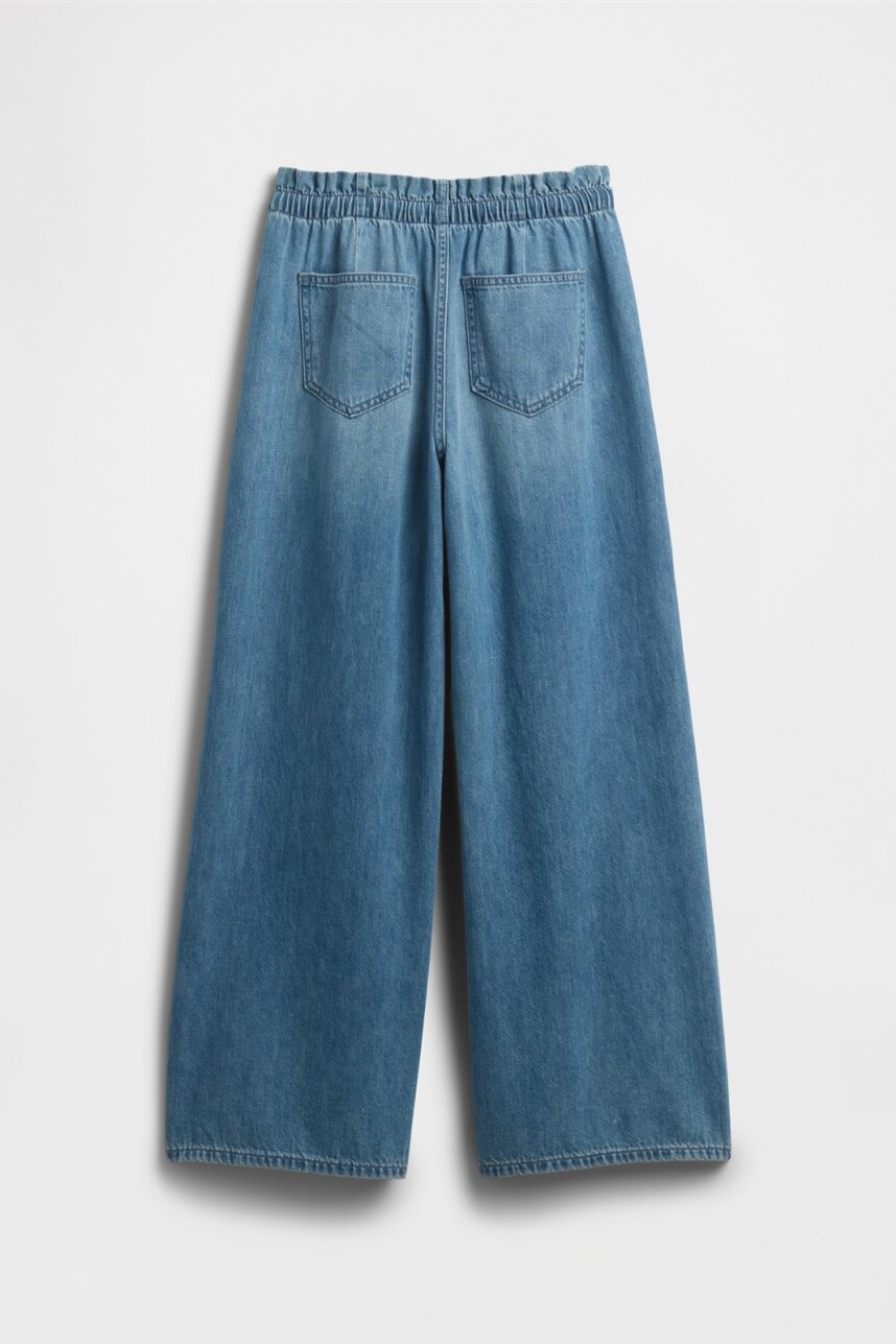 Jean Baggy Niña Medium Wash