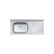 Piletas De Cocina 1200X550Cm Pileta Al Izquierda Valv 3 1/2