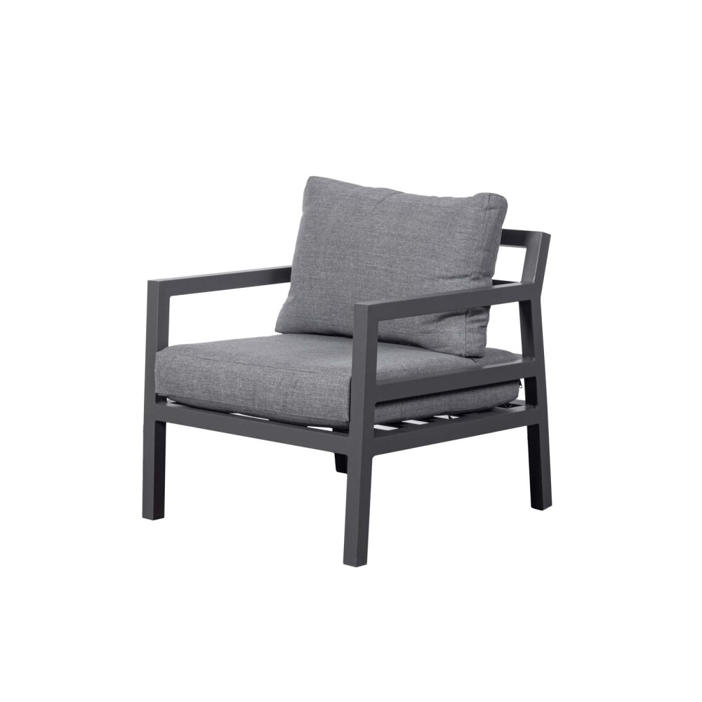 SET DE LIVING ALUMINIO GRIS PORTOFINO