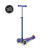 Monopatín Micro Maxi Deluxe LED Ajustable con 3 Ruedas AZUL
