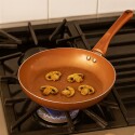 SARTEN ANTIADHERENTE CUORI CHEF 20CM DORADO