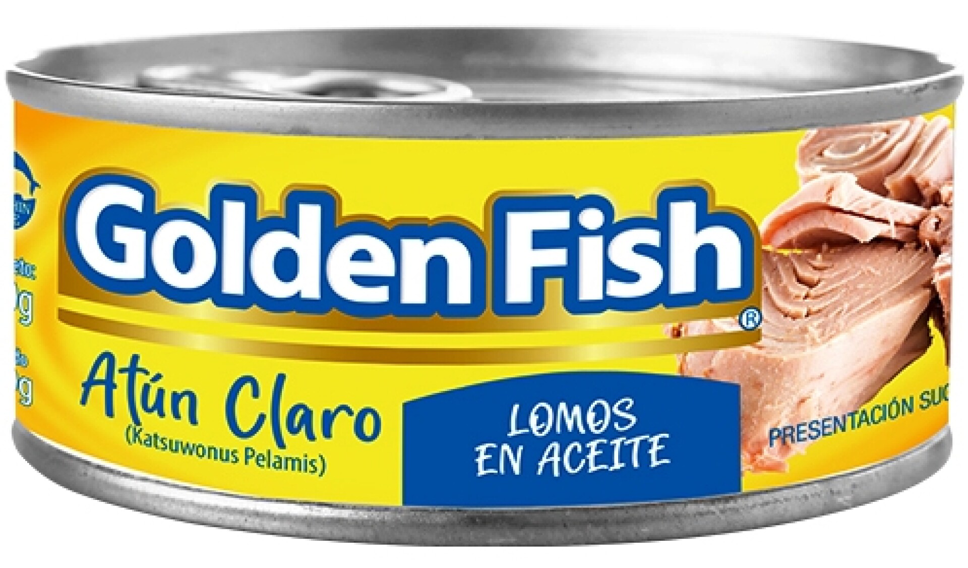 ATUN CLARO LOMITO ENTERO ACEITE 170G GOLDEN FISH 