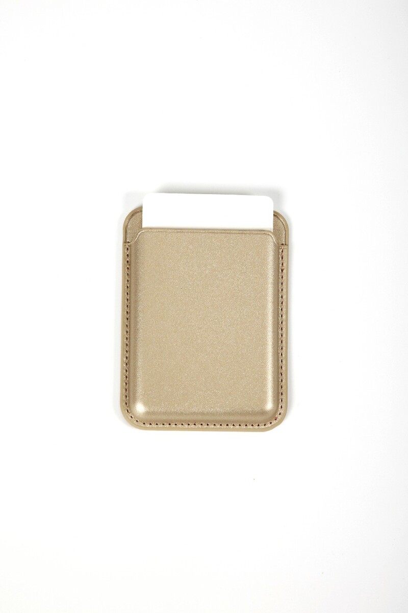 Porta Tarjeta Pocket - Dorado 