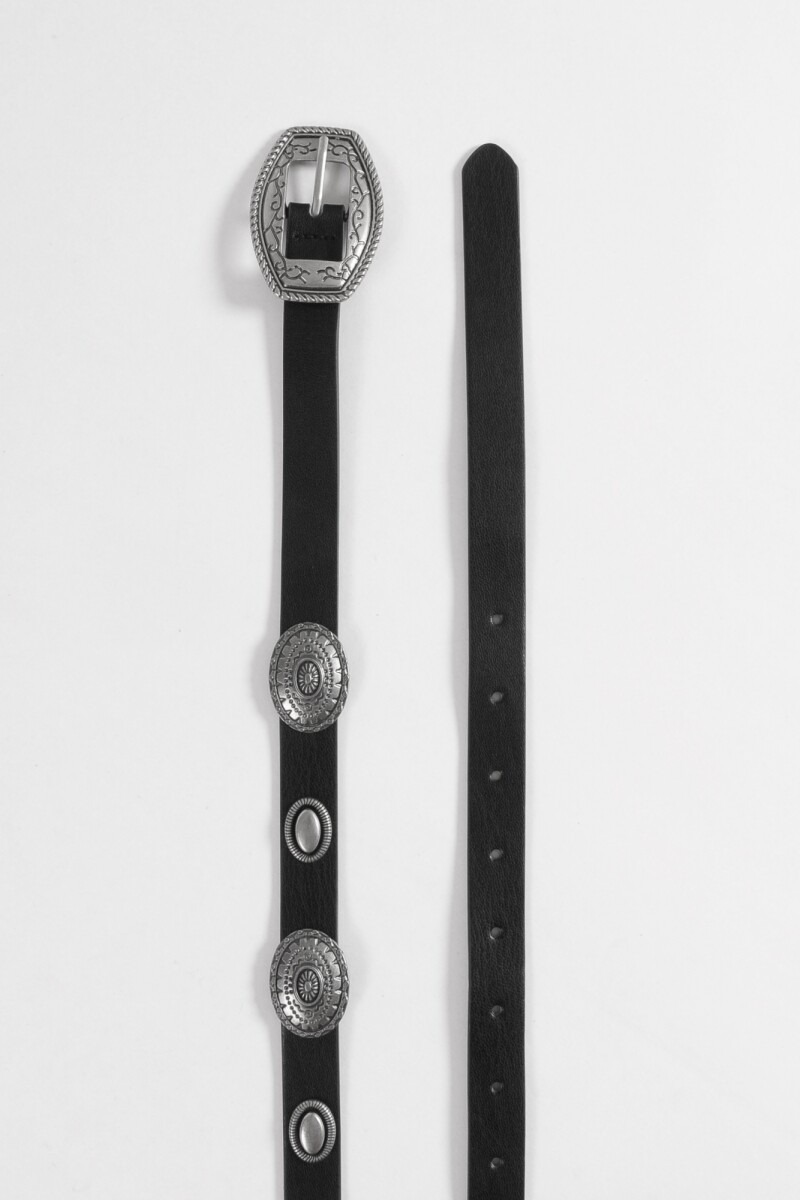 Cinturón cowboy negro