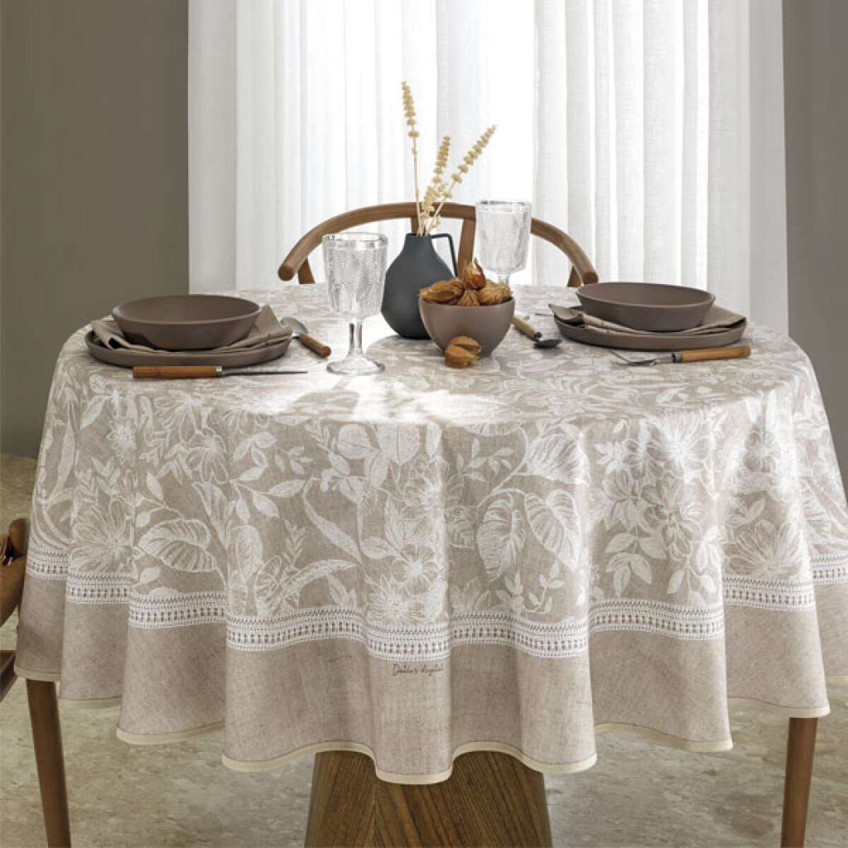 Mantel Redondo Renova Dohler 180 cm - Alana D 