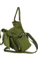 bolso morral doble fuelle verde