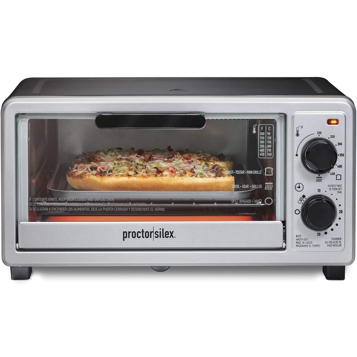 HORNO TOSTADOR PROCTOR SILEX, 4 REBANADAS 