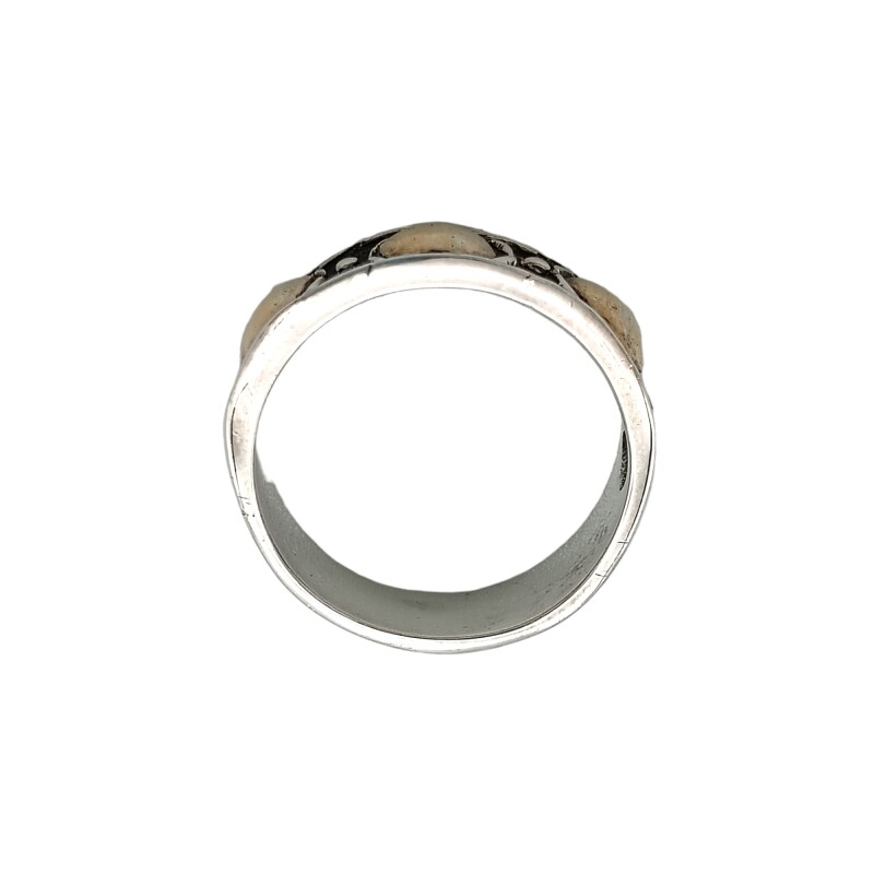 Anillo Varios-Plata y Oro-Sin Piedra-AN5041 sinpiedra