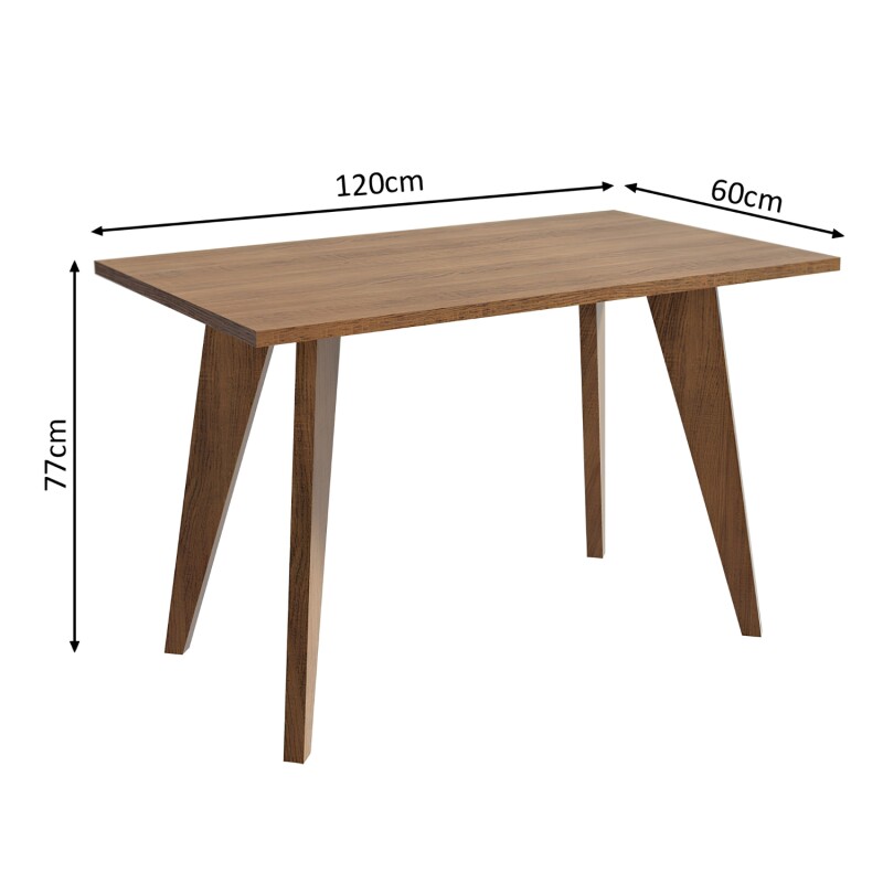 Mesa Lumax Rectangular Madera Rústica Escritorio Mesa Lumax Rectangular Madera Rústica Escritorio