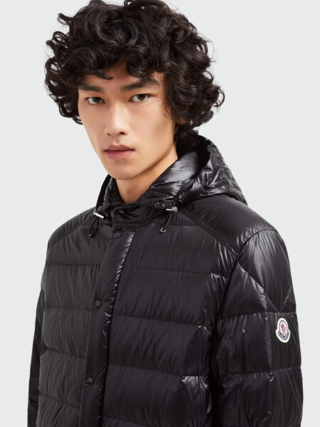 Moncler - Chaqueta corto con capucha Gliere Negro