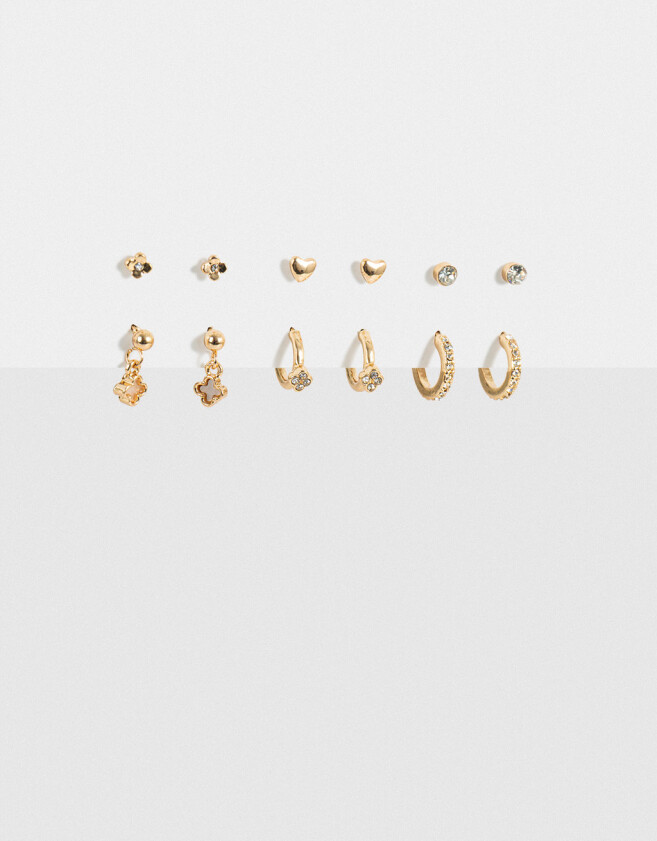 Aros Sets Lucky Set De Aros Lucky - Dorado