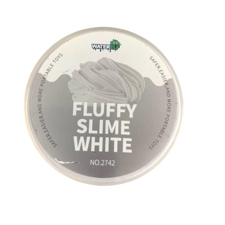 SLIME Baba Esponjosa Blanco pastel