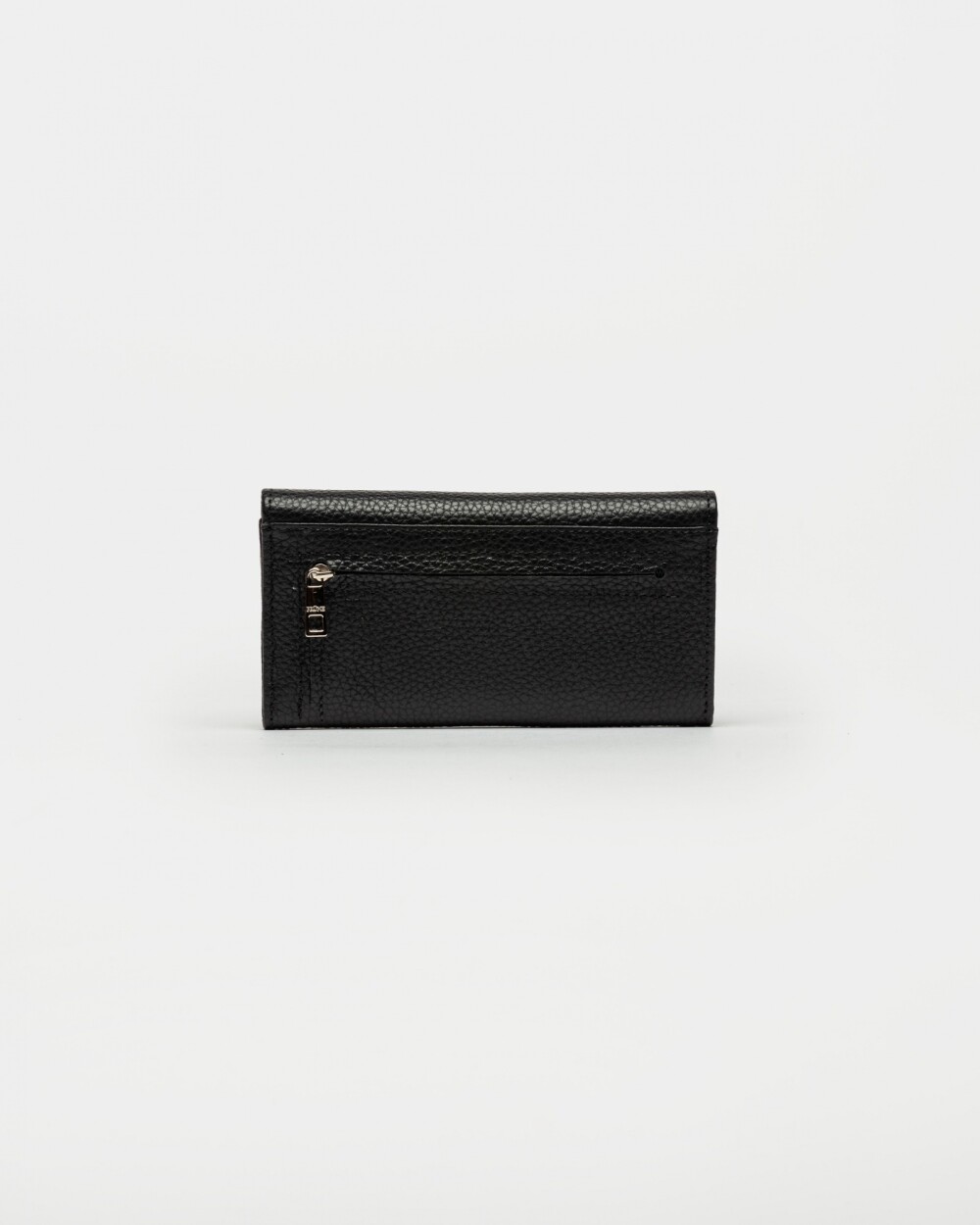 Billetera Katy En Cuero Graneado Negro