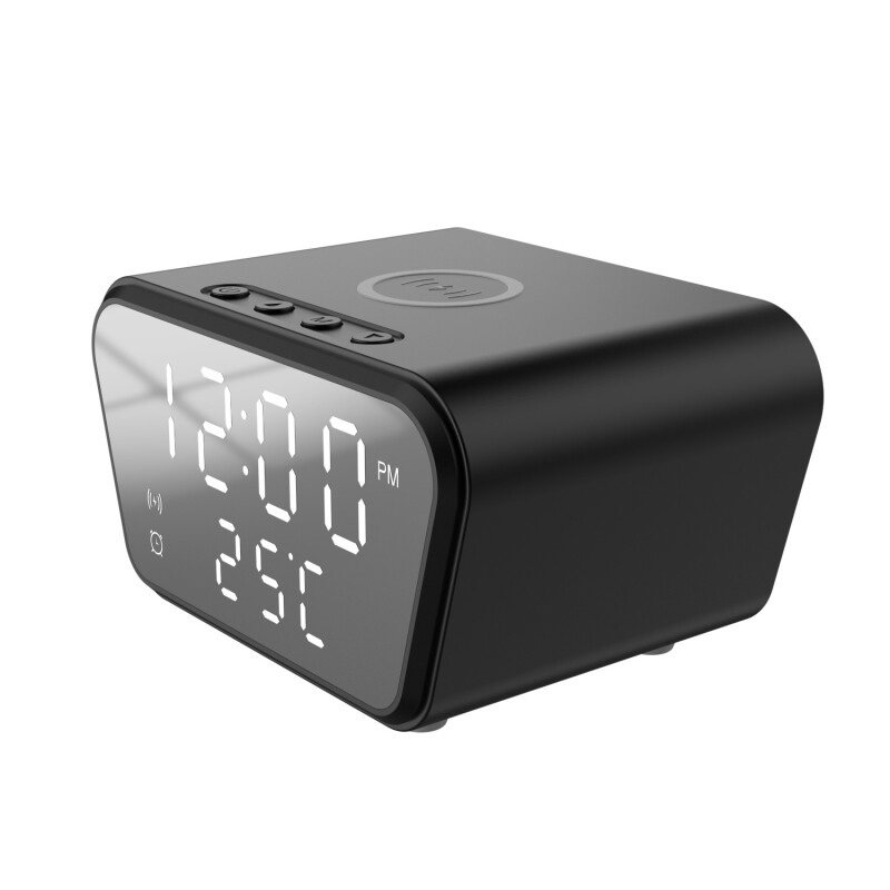Reloj despertador LED con cargador inalámbrico para celular Reloj despertador LED con cargador inalámbrico para celular