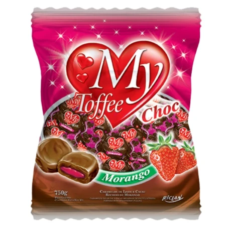 CARAMELO LECHE MY TOFFEE 500G/75U RELL FRUTILLA CARAMELO LECHE MY TOFFEE 500G/75U RELL FRUTILLA
