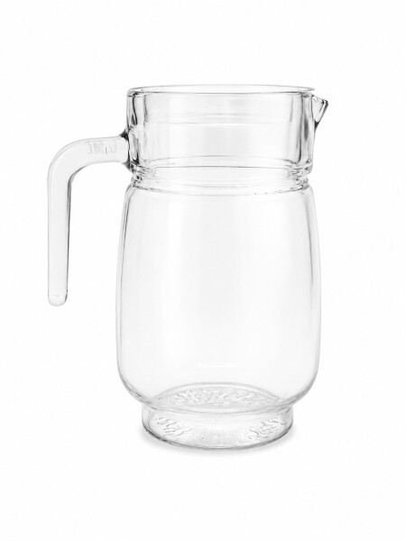 JARRA DE VIDRIO TRANSPARENTE
