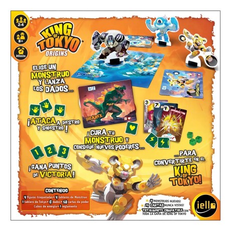 Juego de Mesa King Of Tokyo Devir Español 001