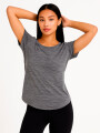 Remera Murraya Gris Melange Medio