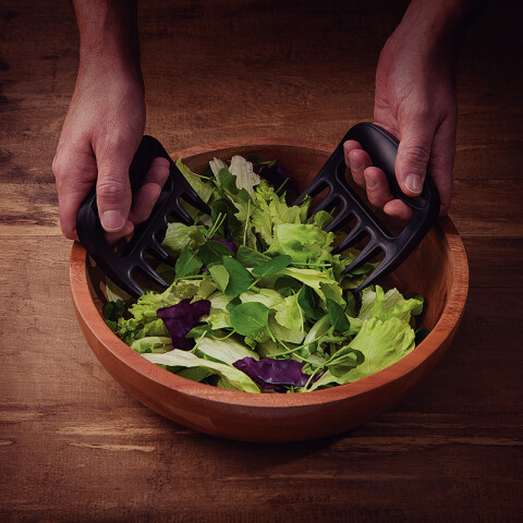 Garra multiuso en plastico negro 2 unidades -TRAMONTINA TR9002