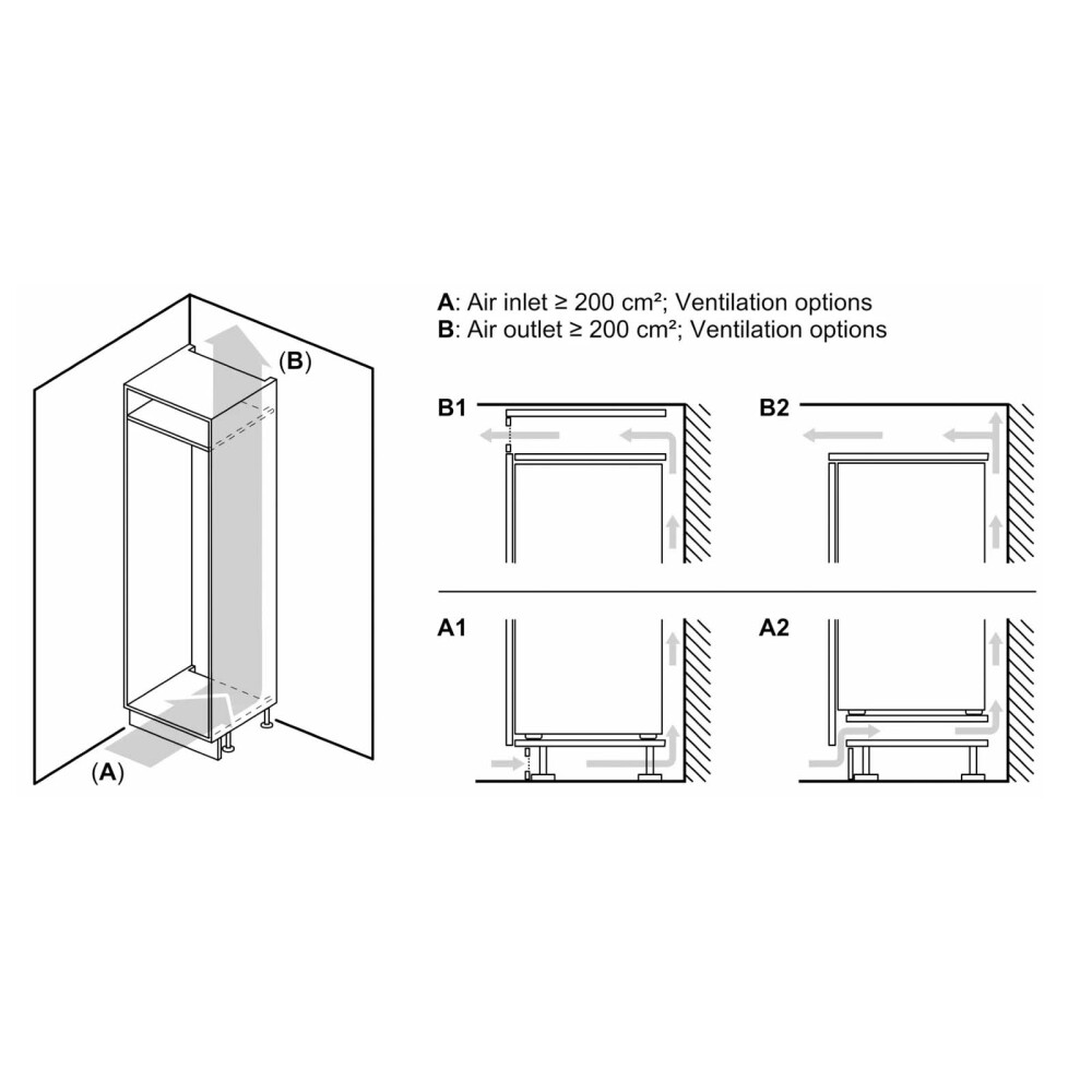 FREEZER BOSCH PANELABLE GIN81ACE0