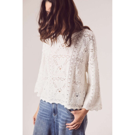 Sweater Textura Nacar