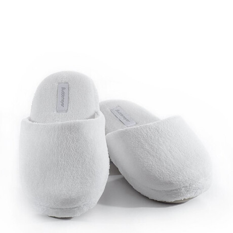 PANTUFLAS ALGODON BLANCO GLAN SLIPPER BUDDEMEYER