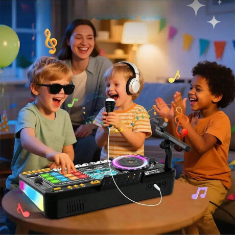 Juguete Consola Dj Infantil Mezclador Completo Bluetooth Juguete Consola Dj Infantil Mezclador Completo Bluetooth