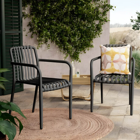 Silla Jardín Living Polipropileno Exterior UV 150kg Silla Jardín Living Polipropileno Exterior UV 150kg