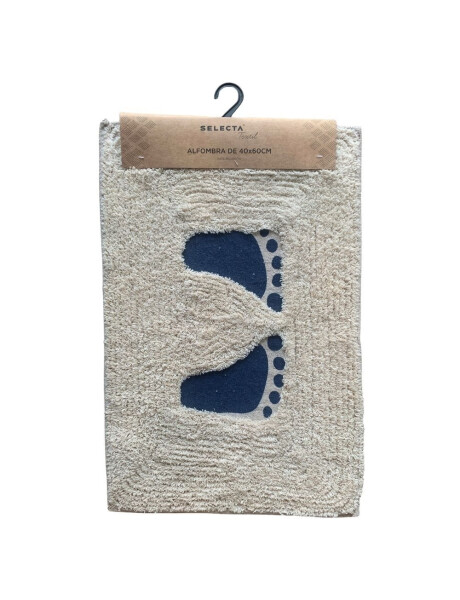 ALFOMBRA 40x60CM HUELLAS AZUL Y BLANCO ALFOMBRA 40x60CM HUELLAS AZUL Y BLANCO