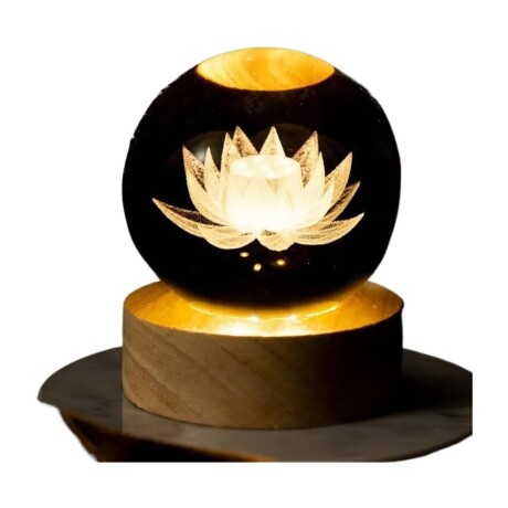 Veladora 3D Flor de Loto 001