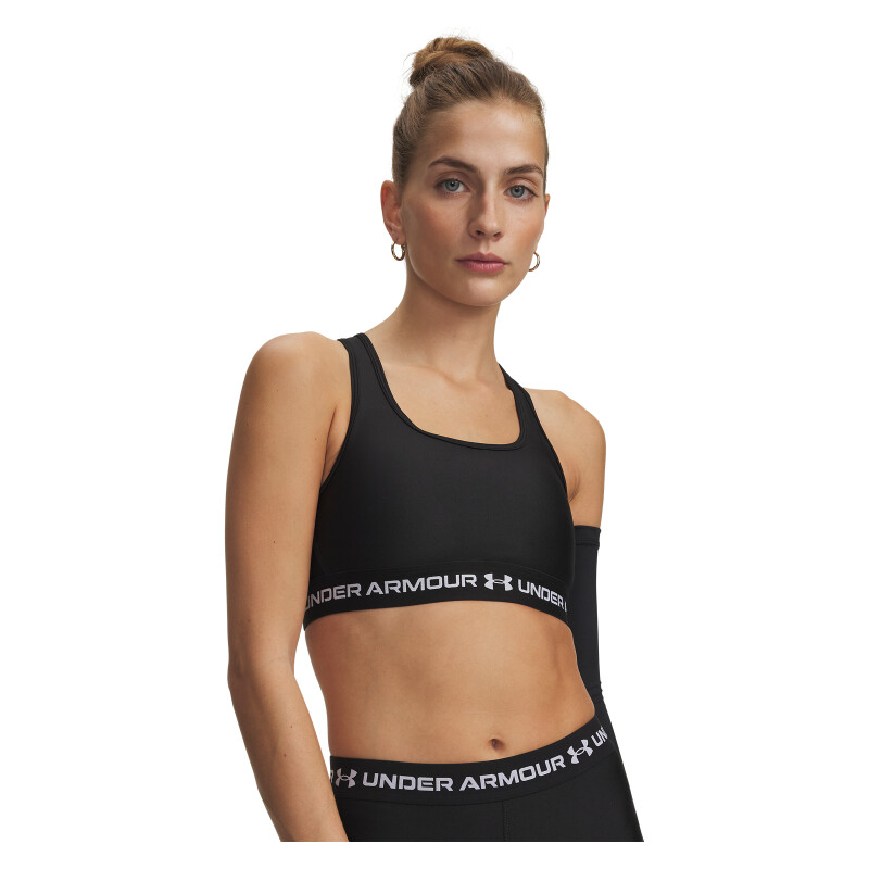 TOP UA Crossback Mid Bra Mujer 1361034-011 Negro