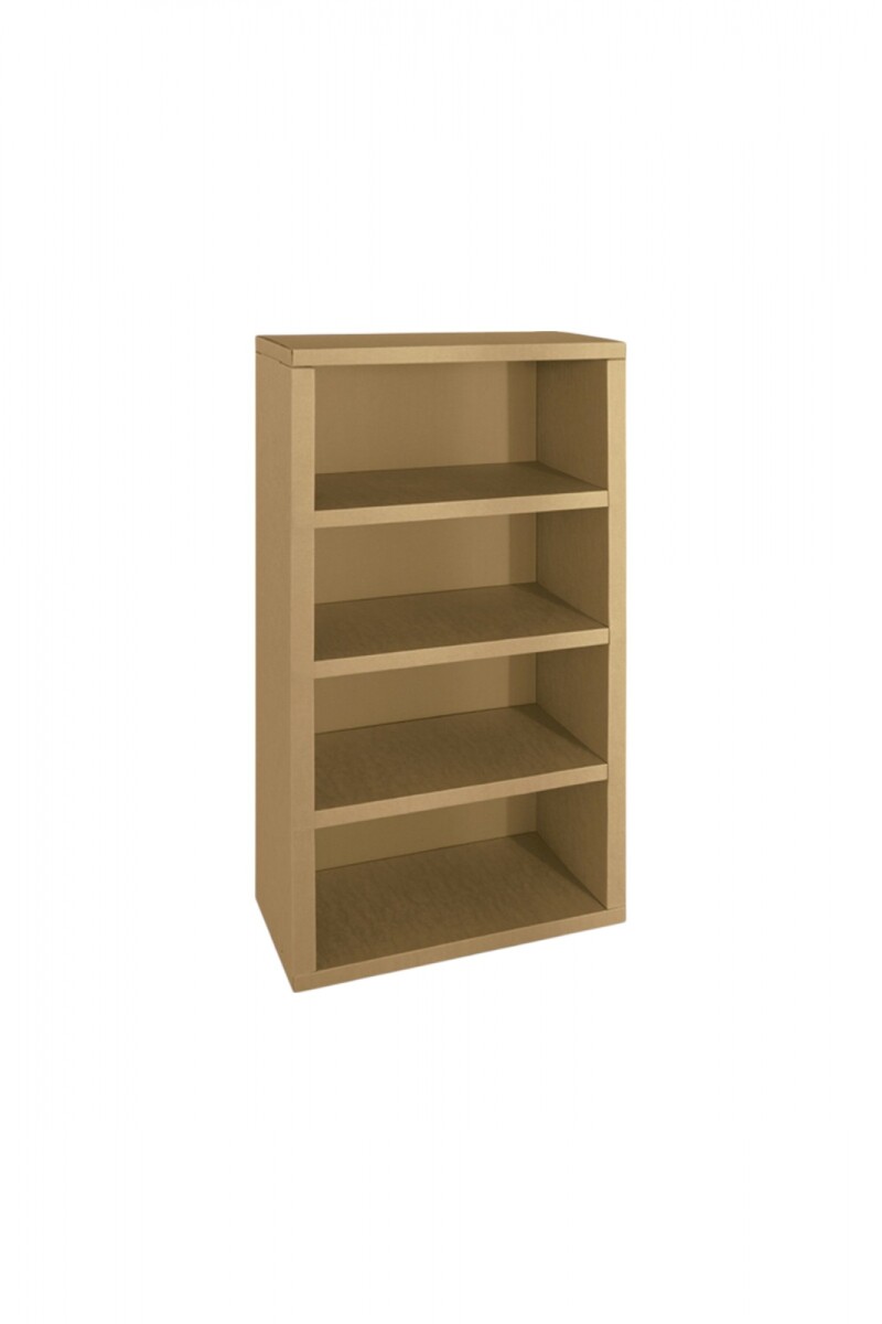 Biblioteca carton 70x35x161 cm. - MADERA 
