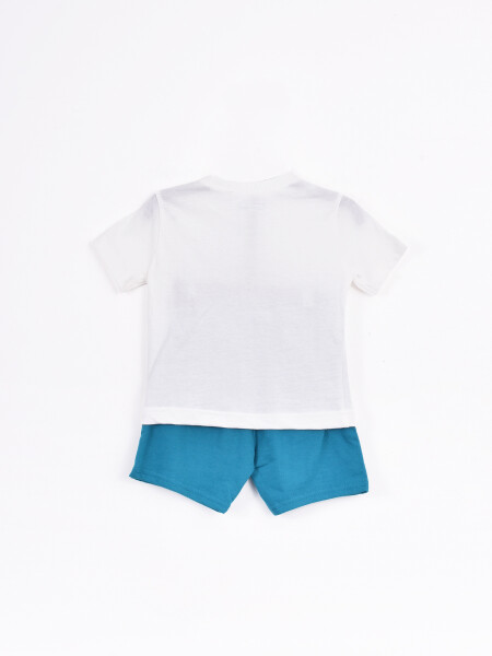REMERA + SHORT CONJUNTO AZUL
