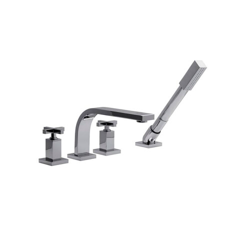 GRIFERIA GRIFO BAÑERA HIDROMASAJE DUCHA MANUAL CROMO LINEA CROMO