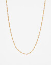 Collares Cortos Metal Collar Corto Delicado Orgánico - Dorado