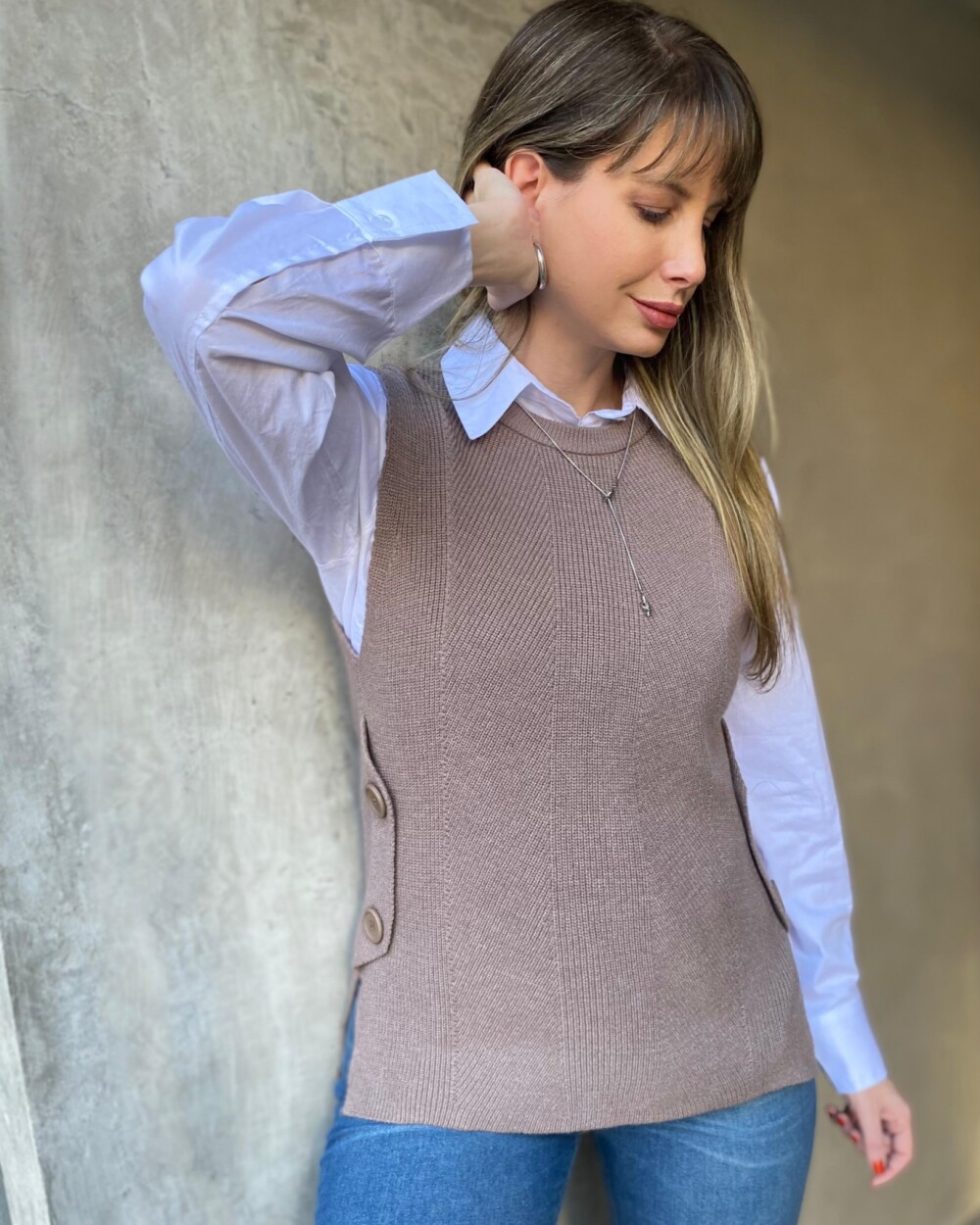 Chaleco Gal Visón