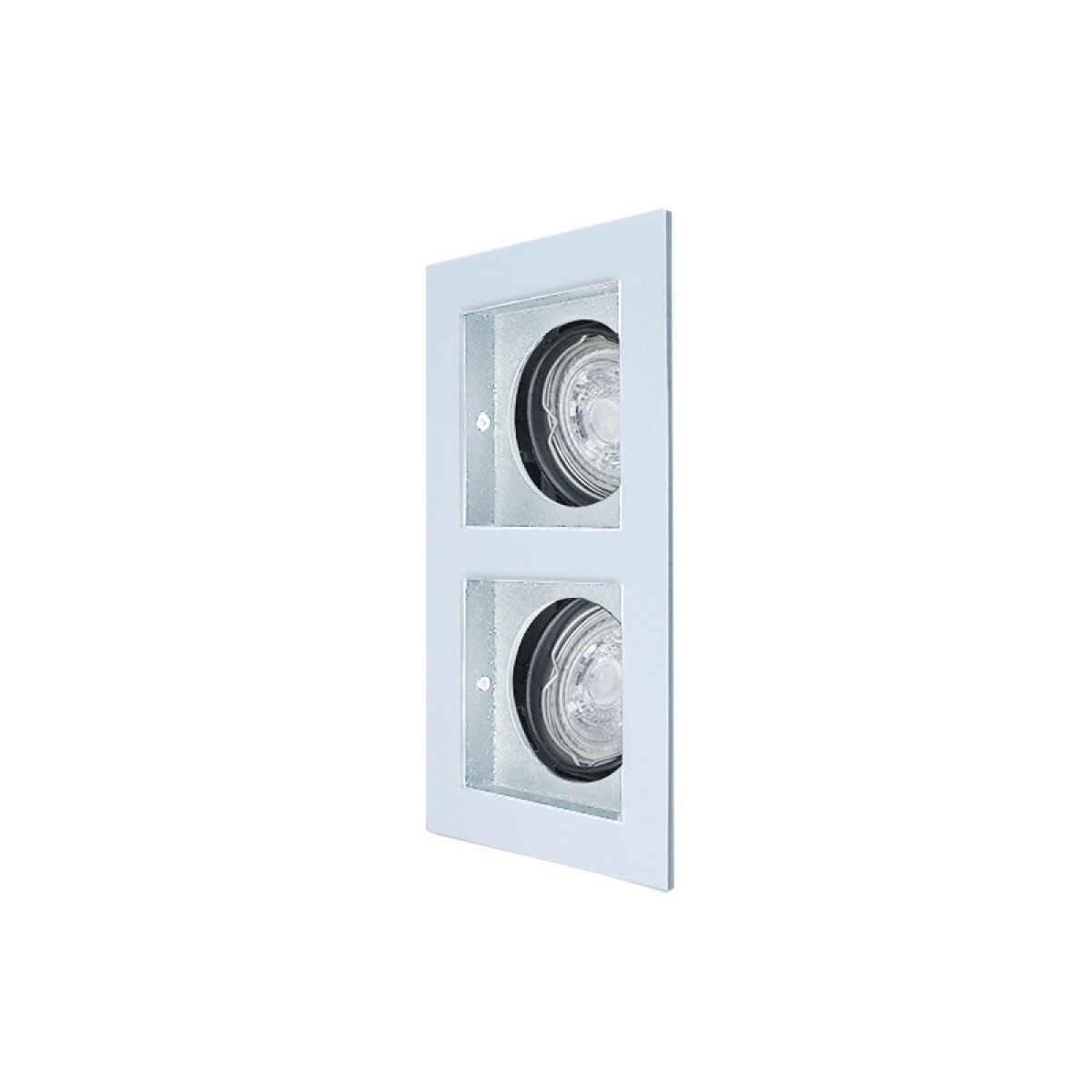Downlight rectangular ZARA blanco 2xGU10 (no inc.) - MN0016 