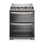 Cocina 5 Hornallas Doble Horno Inox Acero inoxidable