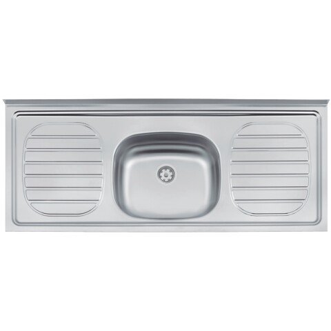 [OUTLET] Pileta Mesada Central Tramontina de Fregadero Acero Inoxidable 120 cm X 50 cm - ABOLLADA [OUTLET] Pileta Mesada Central Tramontina de Fregadero Acero Inoxidable 120 cm X 50 cm - ABOLLADA