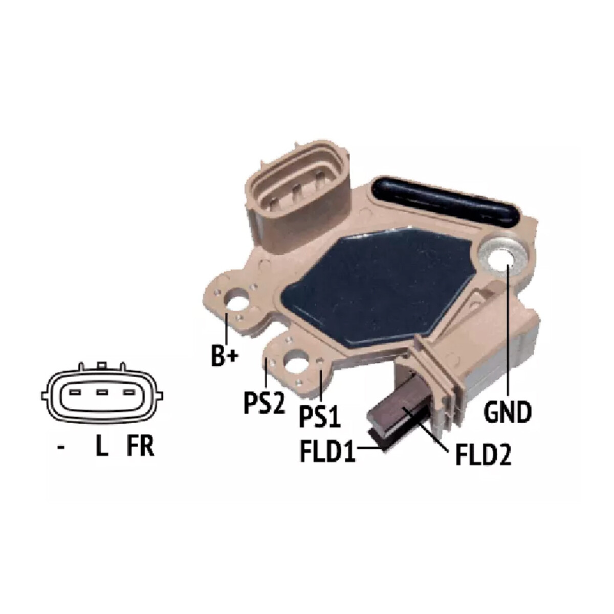 REGULADOR VOLTAJE HYUNDAI REG. VOLT. HYUNDAI KIA VALEO=M.544 NOSSO 