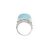 Anillo Oval-Plata 925-Piedra Calcedonia-AN4322 conpiedra