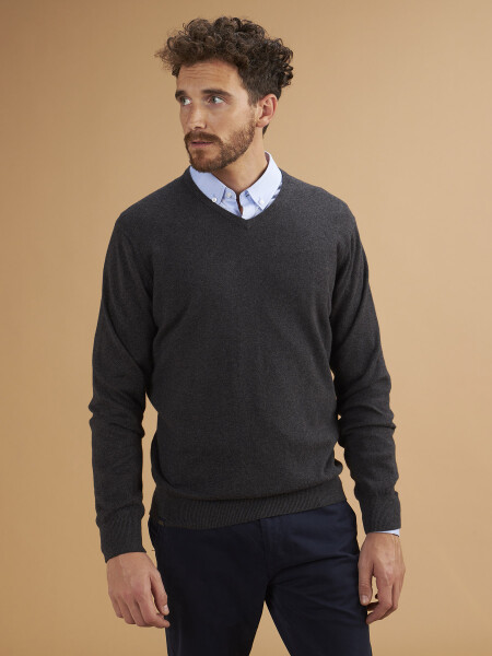 SWEATER HARLEM 4.0 GRIS OSCURO